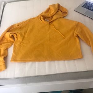 yellow hoodie
